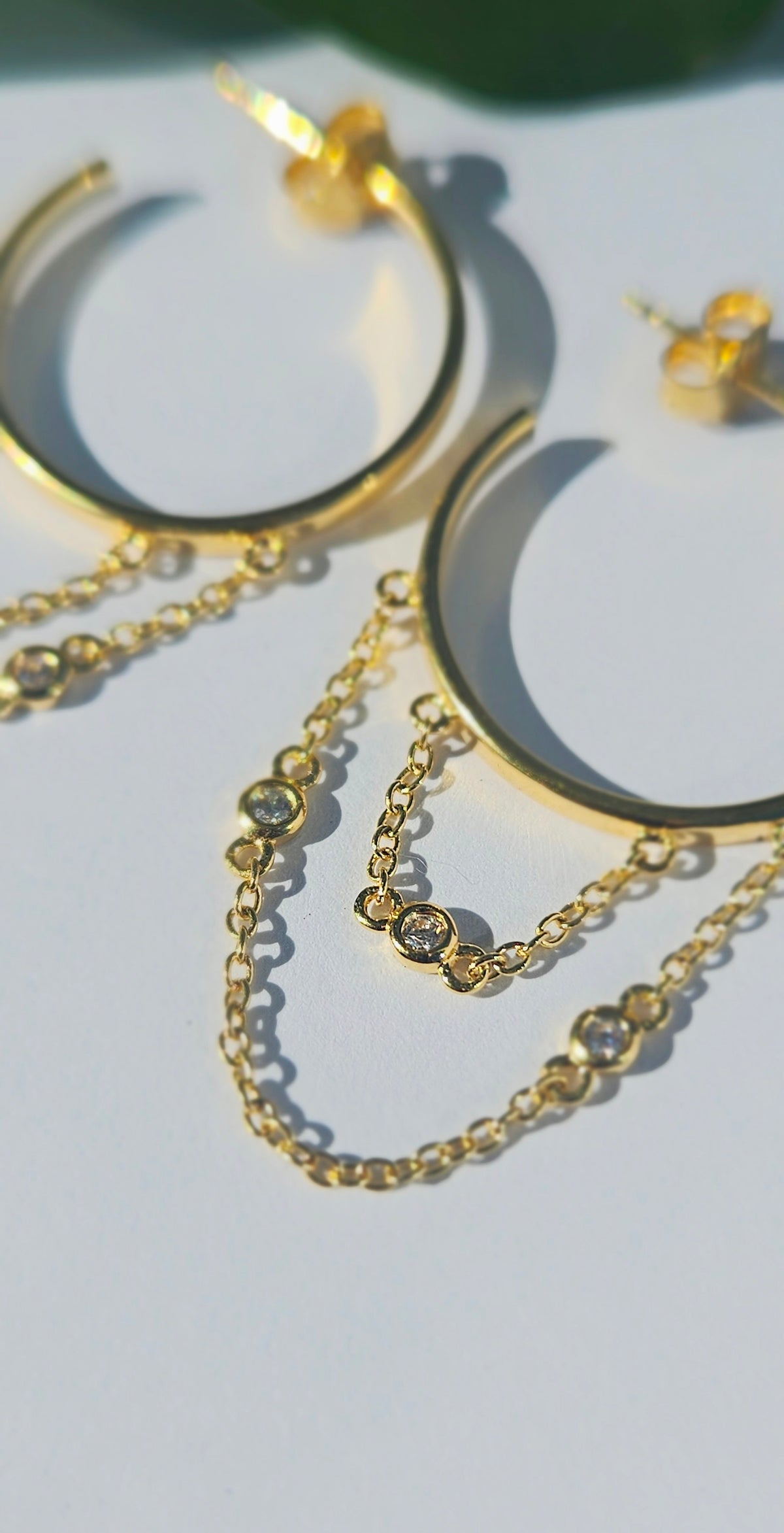 Elvira Chain Hoops
